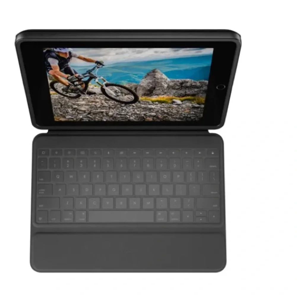 Logitech Rugged Folio Protective Keyboard Case for iPad 7th & 8th Generation NIB